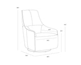 carmine-swivel-lounge-chair-111264 - view 13