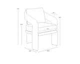 pylos-dining-armchair-natural-111597 - view 9