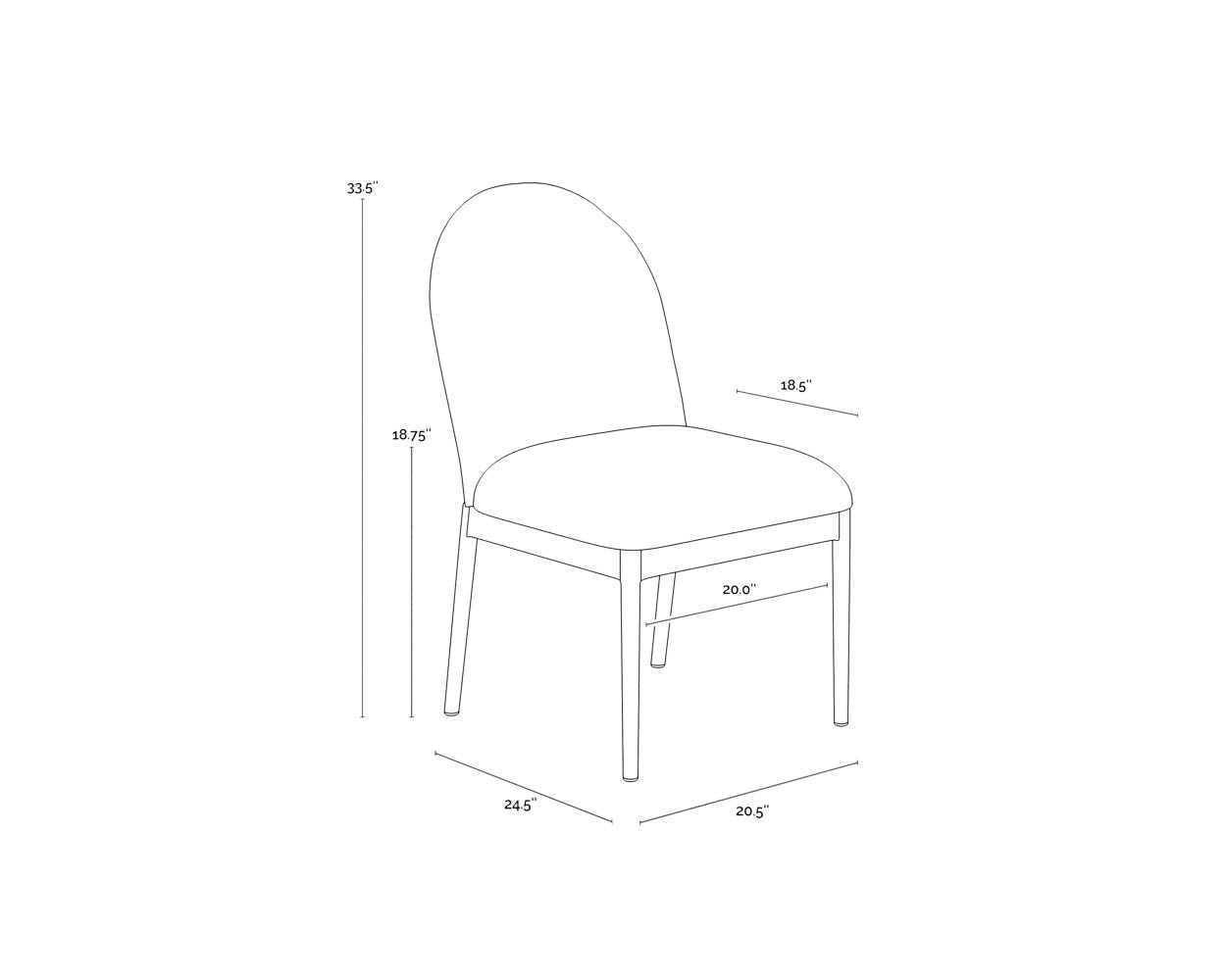 calandri-dining-chair-black-111684 - view 9