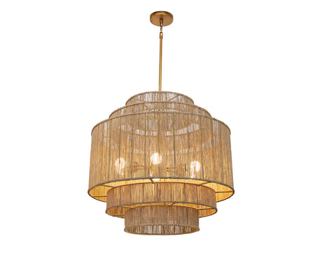 alyssa-chandelier-natural-jute-111704 - view 2