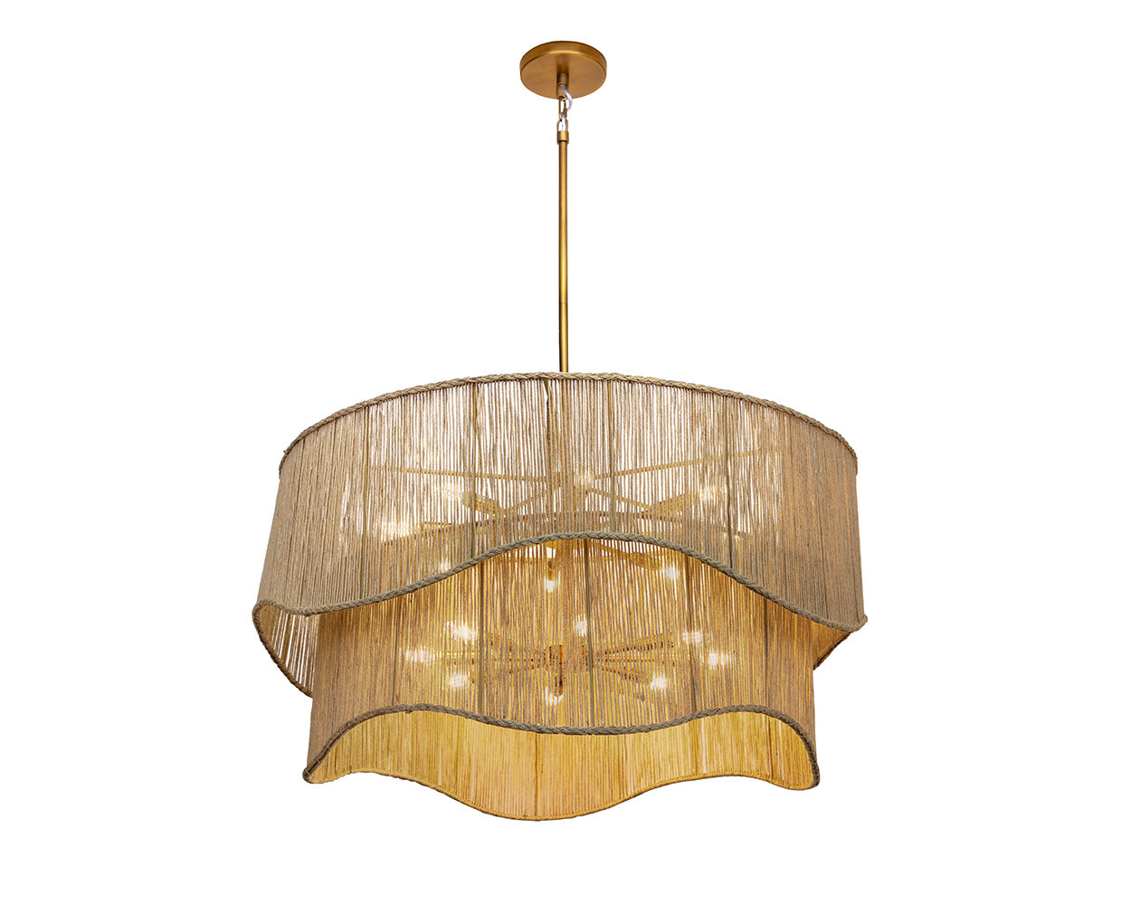 rhine-chandelier-natural-jute-111706 - view 2