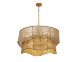 rhine-chandelier-natural-jute-111706 - view 2