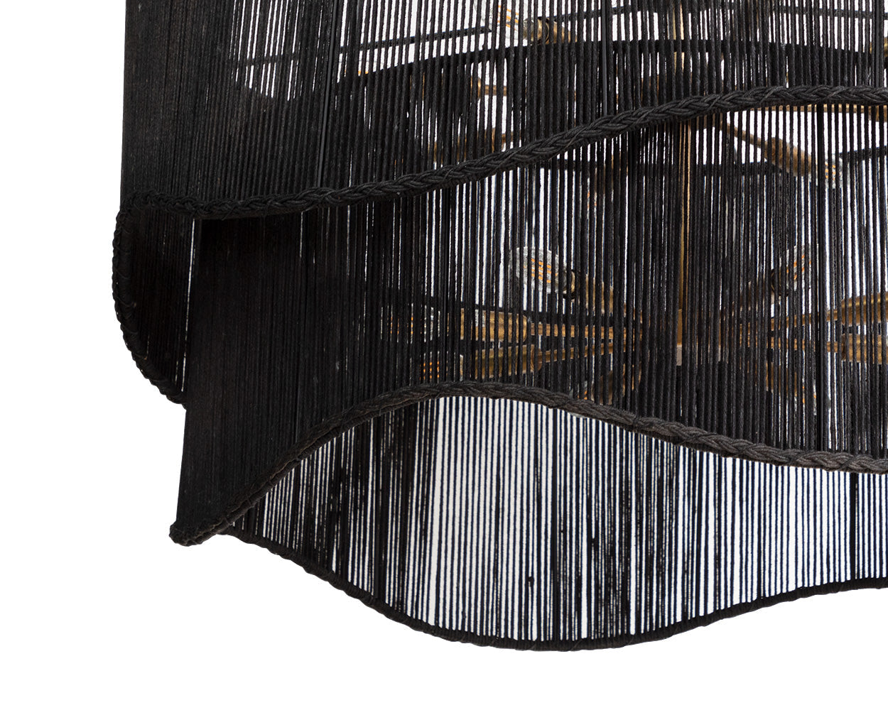 rhine-chandelier-black-jute-111707 - view 4