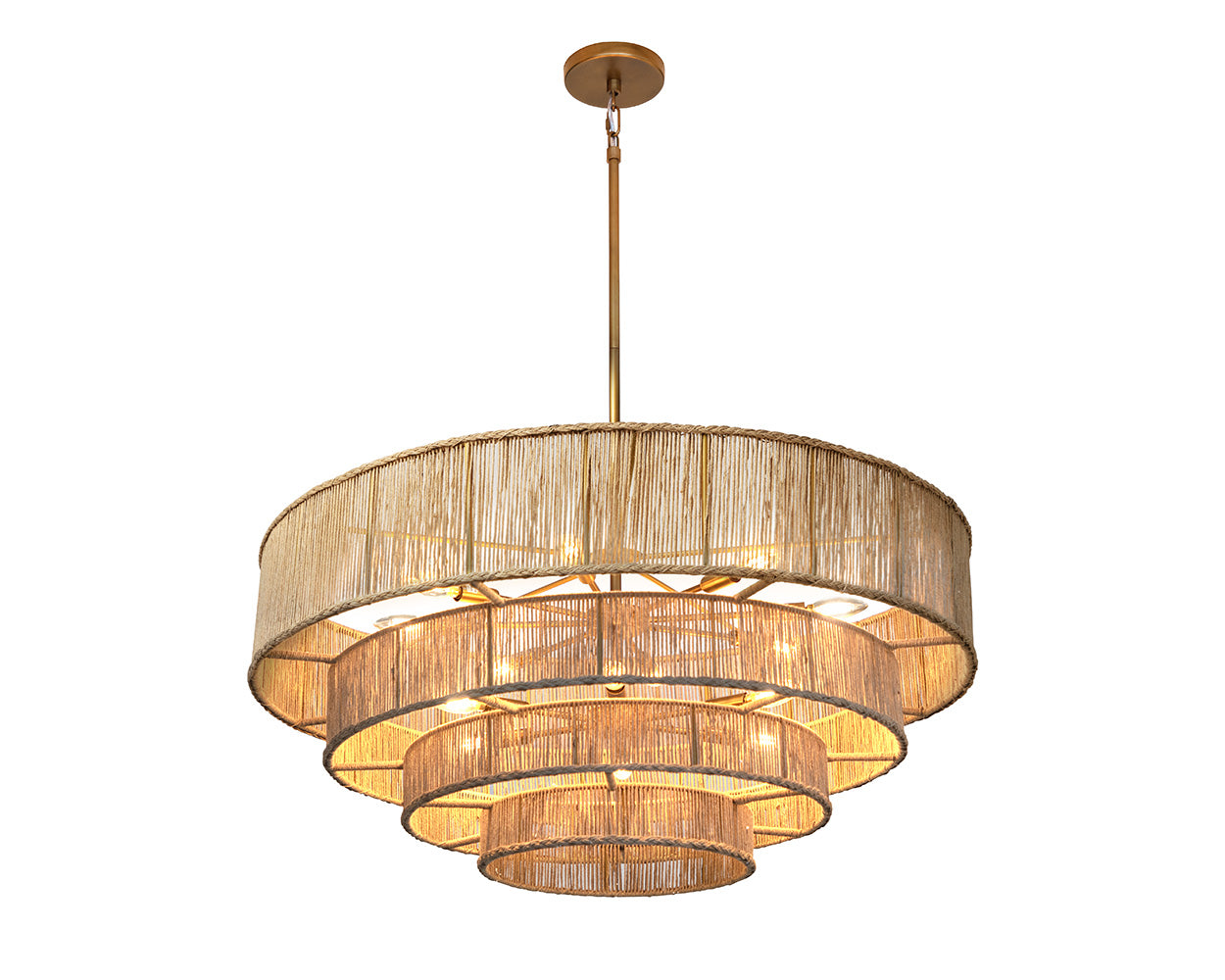 lumina-chandelier-natural-jute-111708 - view 3