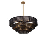 lumina-chandelier-black-jute-111709 - view 3