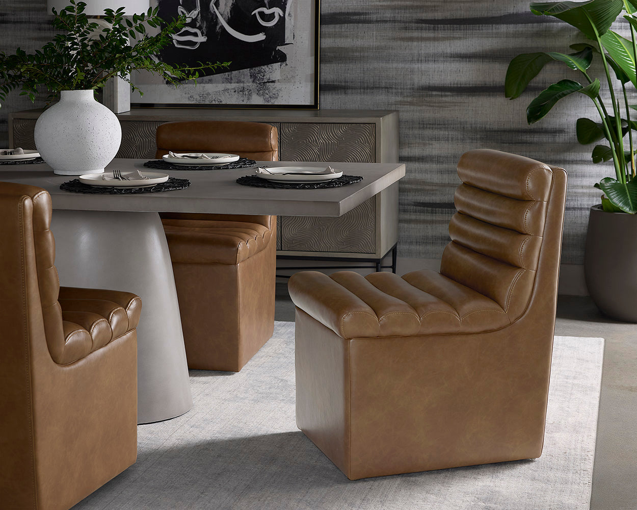 norm-wheeled-dining-chair-111764 - view 2