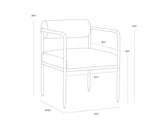 ajani-dining-armchair-111844 - view 22