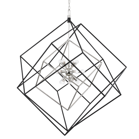 roundout-chandelier-1255-PN/BK
