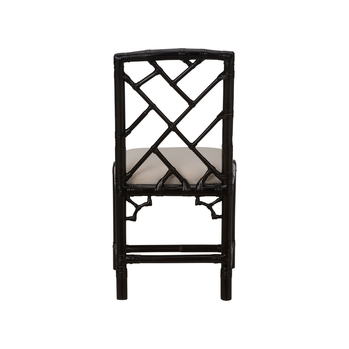 Chippendale Bamboo Chair - Cracked Pepper