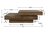 Rustic Planes Coffee Table
