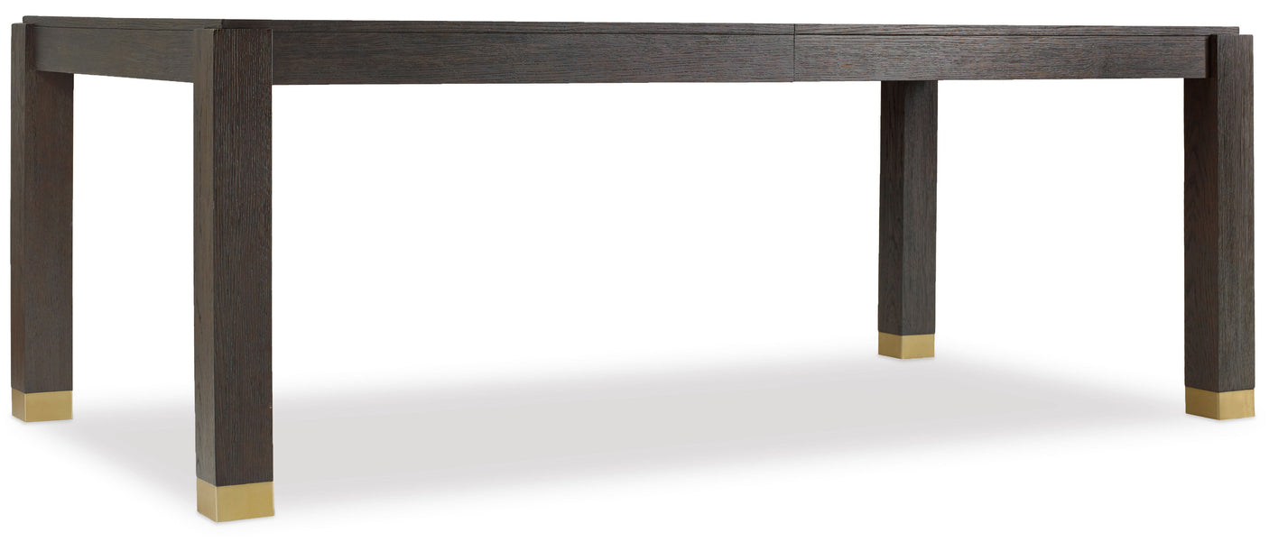 Hooker Furniture Curata Rectangle Dining Table w/2-20in leaves 1600-75200A-DKW