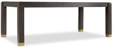 Hooker Furniture Curata Rectangle Dining Table w/2-20in leaves 1600-75200A-DKW