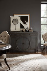 Hooker Furniture Melange Four-Door Two-Drawer Credenza 1610-85005-GRY