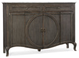 Hooker Furniture Melange Four-Door Two-Drawer Credenza 1610-85005-GRY