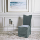 Delroy Armless Chair, Gray, 2 Per Box, Priced Each