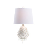 White Artichoke Lamp