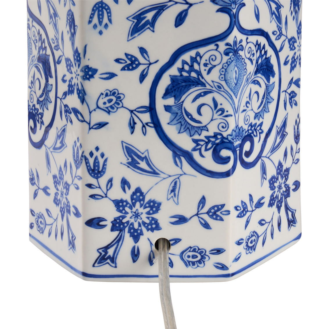 Blue & White Lamp