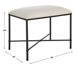 Avenham Small Bench, Black