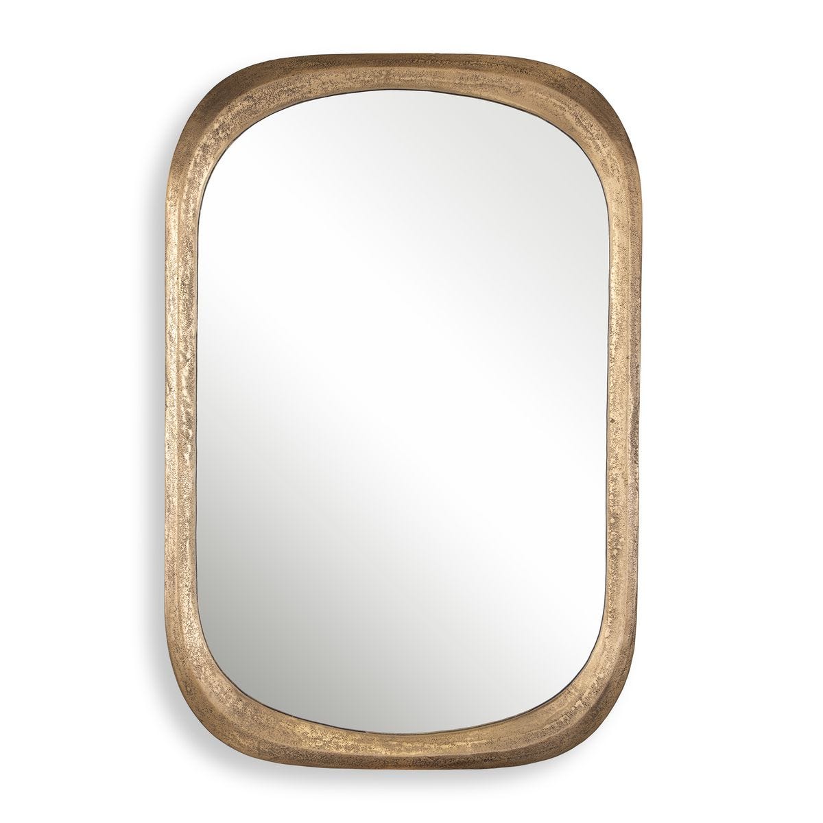 Malone Mirror, Brass - Kings Fine Art & Decor
