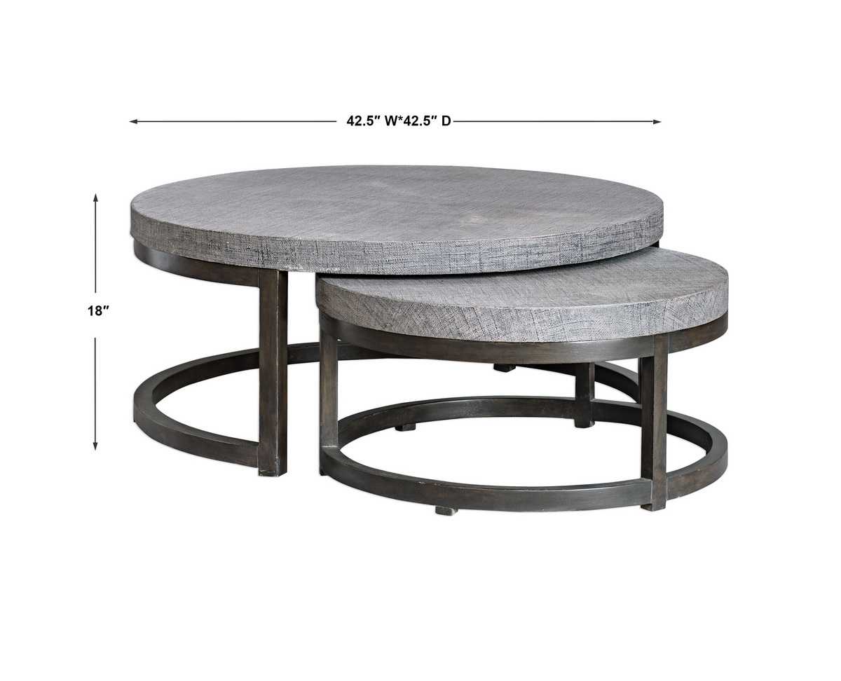 Aiyara Nesting Coffee Tables, S/2