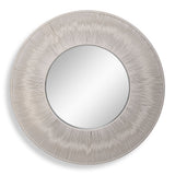 Sailor's Knot Round Mirror, White - Kings Fine Art & Decor