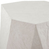 Parra Outdoor Side Table, Limestone