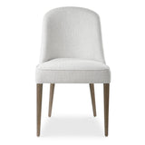 Brie Armless Chair, White, 2 Per Box, Priced Each
