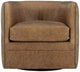 PALAZZO LEATHER SWIVEL CHAIR