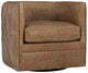 PALAZZO LEATHER SWIVEL CHAIR
