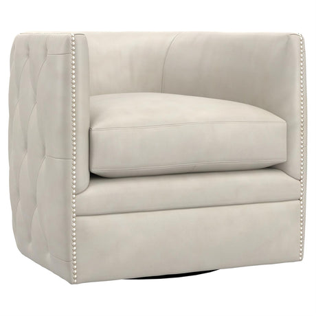 PALAZZO LEATHER SWIVEL CHAIR