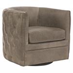 PALAZZO LEATHER SWIVEL CHAIR