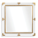 Balkan Square Mirror, Gold - Kings Fine Art & Decor