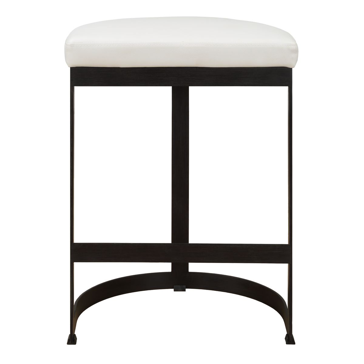 Ivanna Counter Stool, Black - White