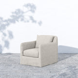 Dade Outdoor Slipcover Swivel Chair - Kings Fine Art & Decor