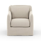 Dade Outdoor Slipcover Swivel Chair - Kings Fine Art & Decor