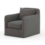 Dade Outdoor Slipcover Swivel Chair - Kings Fine Art & Decor