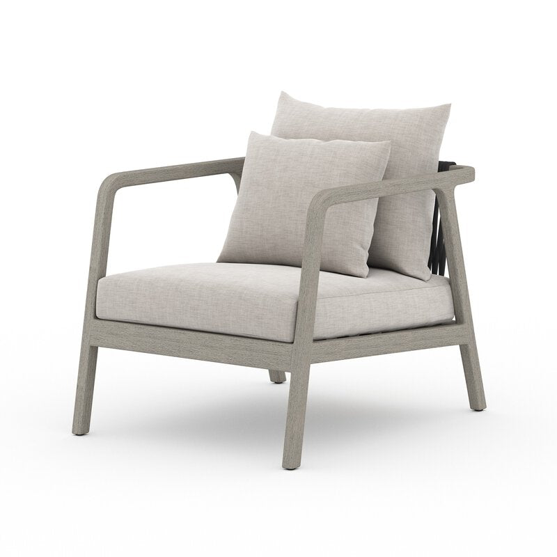 Numa Outdoor Chair - Weathered Grey - Kings Fine Art & Decor