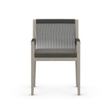 Sherwood Outdoor Dining Armchair, Weathered Grey - Kings Fine Art & Decor