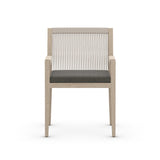 Sherwood Outdoor Dining Armchair, Washed Brown - Kings Fine Art & Decor