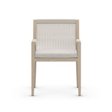 Sherwood Outdoor Dining Armchair, Washed Brown - Kings Fine Art & Decor