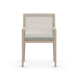 Sherwood Outdoor Dining Armchair, Washed Brown - Kings Fine Art & Decor