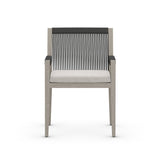 Sherwood Outdoor Dining Armchair, Weathered Grey - Kings Fine Art & Decor