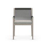 Sherwood Outdoor Dining Armchair, Weathered Grey - Kings Fine Art & Decor