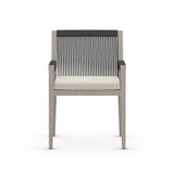 Sherwood Outdoor Dining Armchair, Weathered Grey - Kings Fine Art & Decor