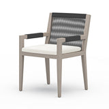 Sherwood Outdoor Dining Armchair, Weathered Grey - Kings Fine Art & Decor
