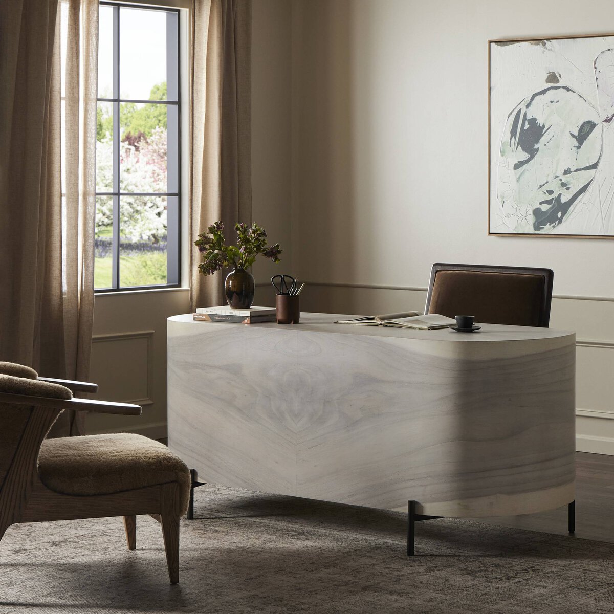 Lunas Executive Desk - Kings Fine Art & Decor