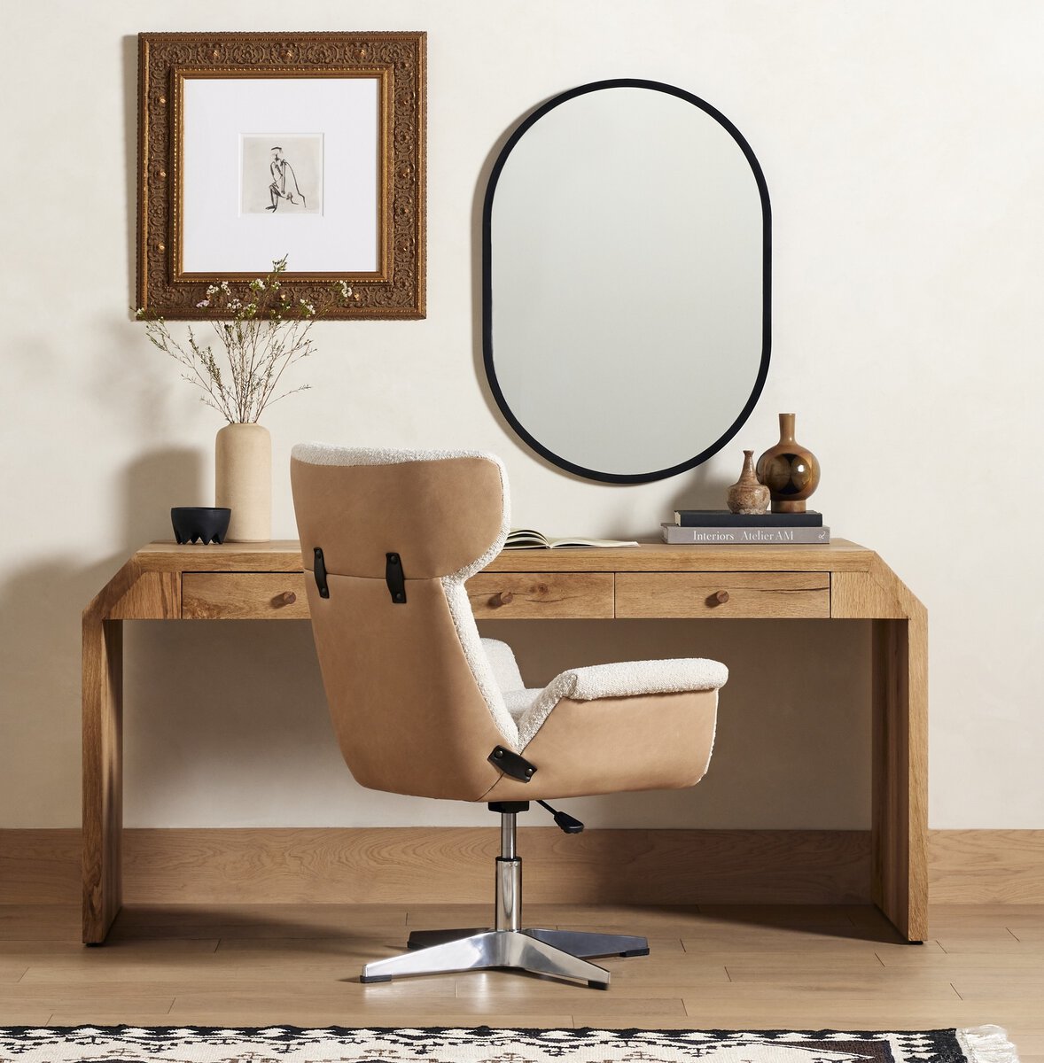 Anson Desk Chair - Kings Fine Art & Decor