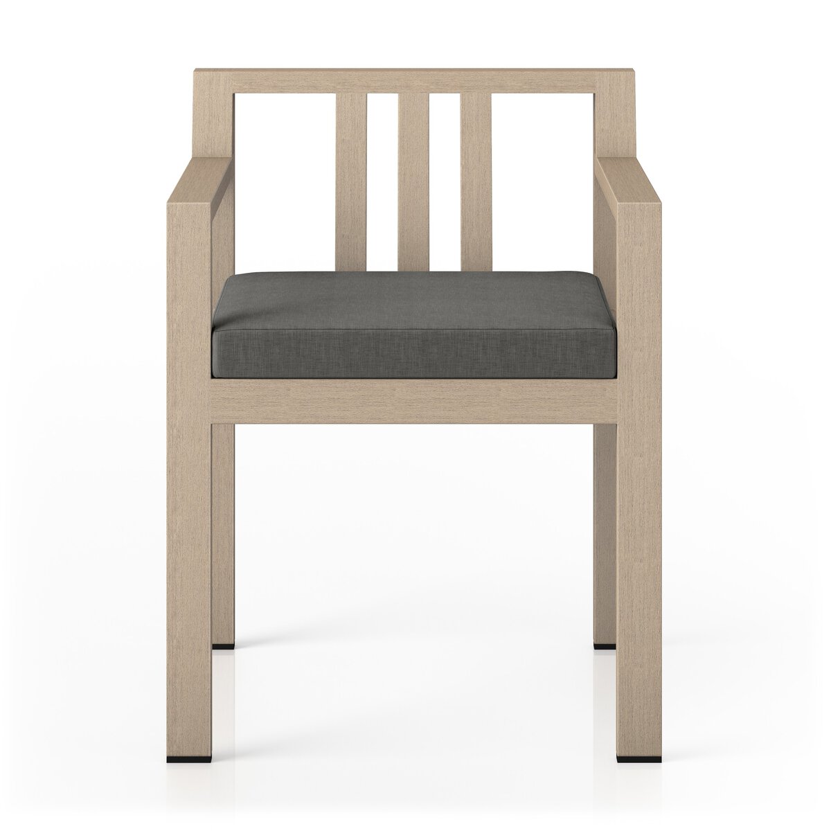 Monterey Outdoor Dining Armchair, Washed Brown - Kings Fine Art & Decor