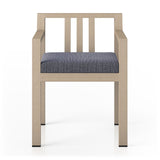 Monterey Outdoor Dining Armchair, Washed Brown - Kings Fine Art & Decor