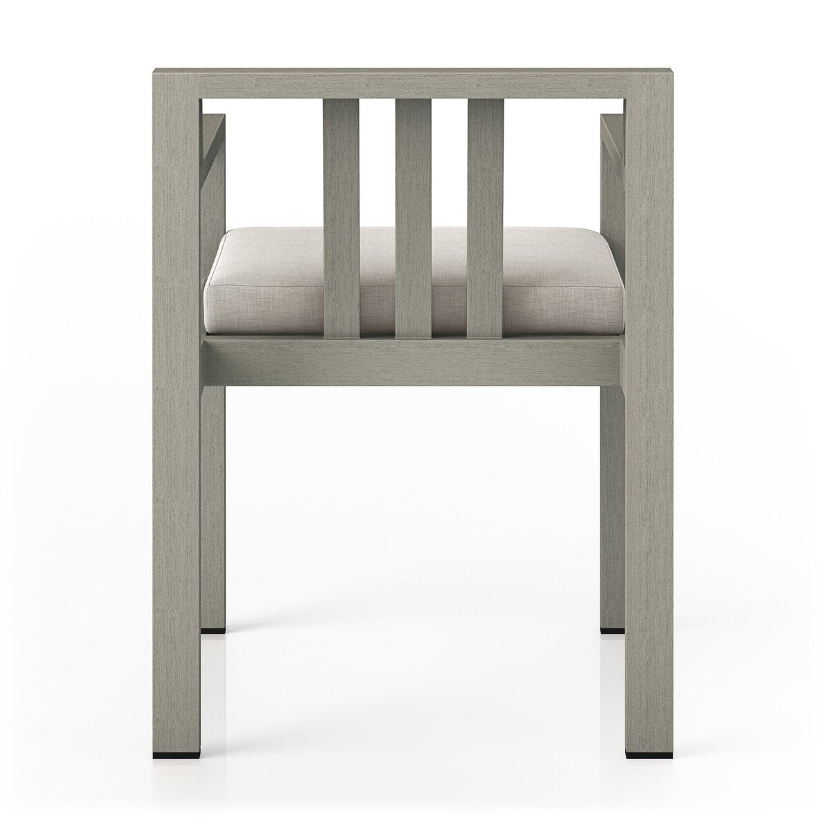 Monterey Outdoor Dining Armchair, Weathered Grey - Kings Fine Art & Decor